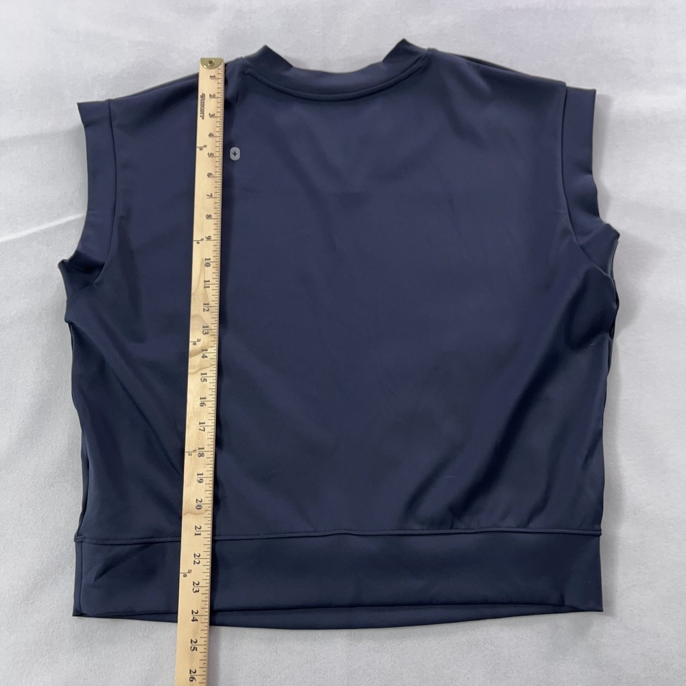 Figs Mira V-Neck Banded Scrub Top Women XL Navy Blue FormX - Picture 10 of 11